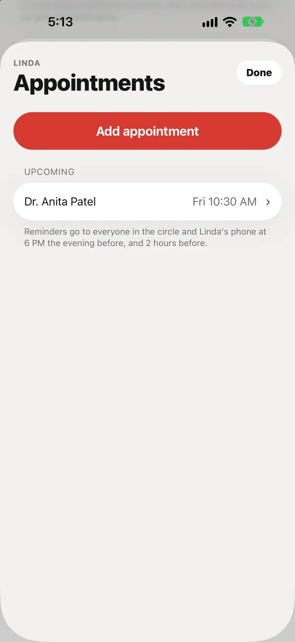 Appointments